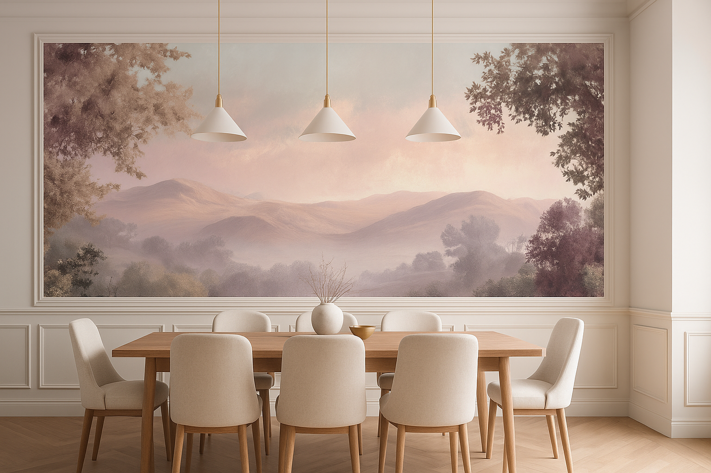 Blush Spring Romantic Mural Wallpaper