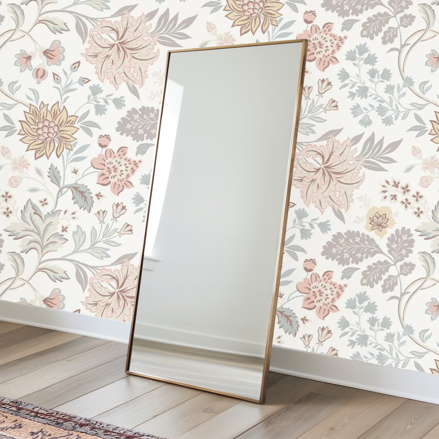 Vintage Floral Harmony Mural
