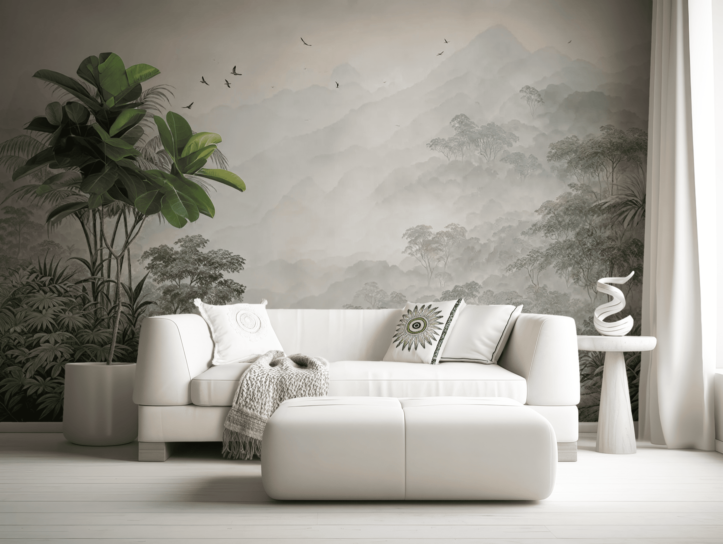 Dusky Rainforest Mural