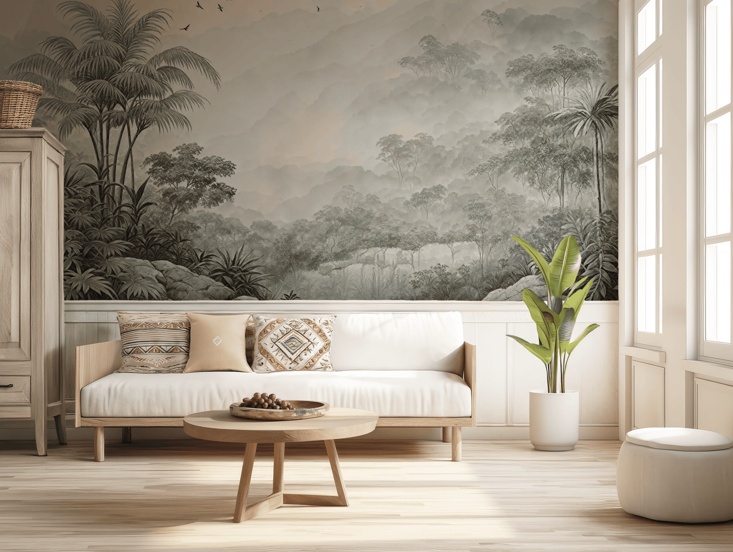 Dusky Rainforest Mural