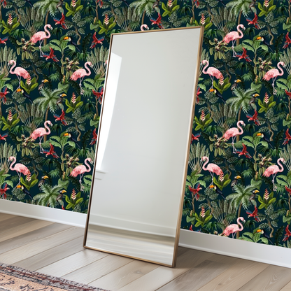 Mini Flamingo Paradise Mural