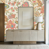 Botanical bliss leaves mural wallpaper – design detail