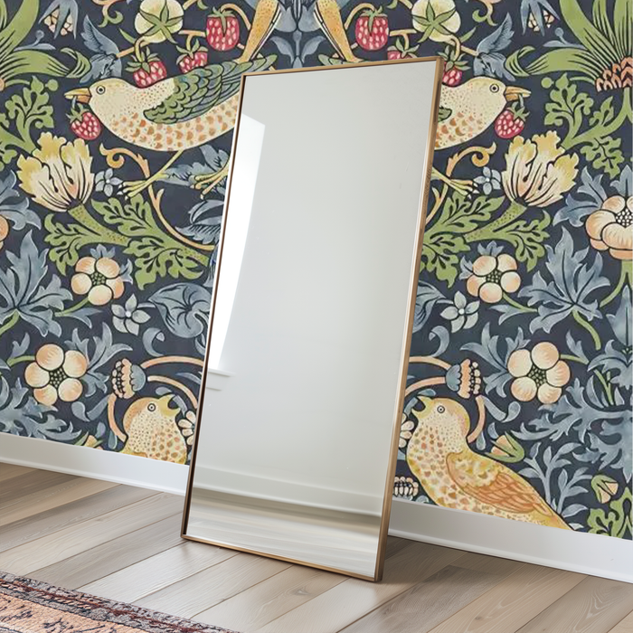 Midnight bird haven mural wallpaper