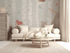 Grey Woodlands Nursery Mural Wallpaper