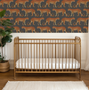 Grey & Brown Leopard Mural Wallpaper