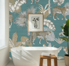Tropical Floral Jungle Haven Mural Wallpaper