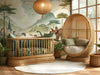 Cretaceous Valley Dinosaur Nursery Mural Wallpaper