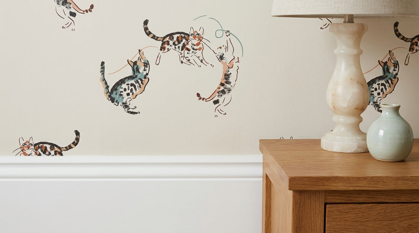 Playful Cats Wallpaper