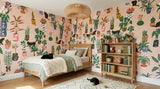 Houseplants and Cats Wallpaper