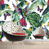 Birds & Butterflies Jungle Bedroom Mural Wallpaper