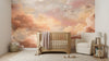 Peach and Blush Cloud Wall Mural