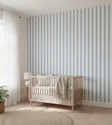 Coastal vertical lines wallpaper – design detail