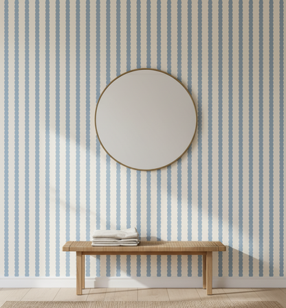 Coastal Vertical Lines Wallpaper