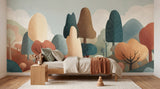 Whimsical Woodland Children’s Wall Mural