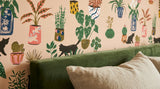 Houseplants and Cats Wallpaper