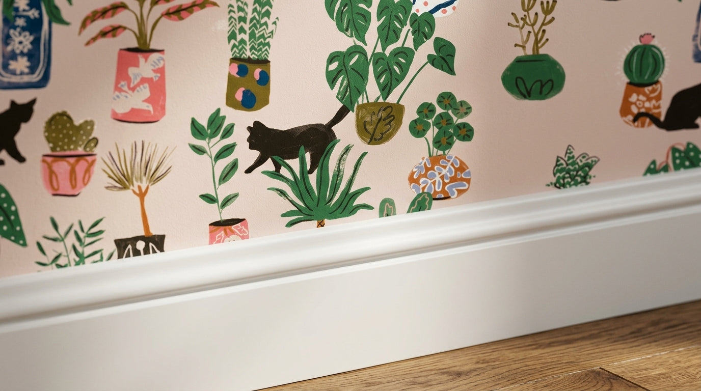 Houseplants and Cats Wallpaper