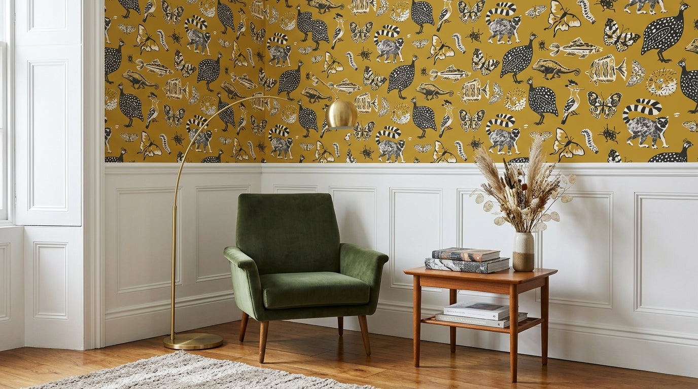Golden Wildlife Wallpaper