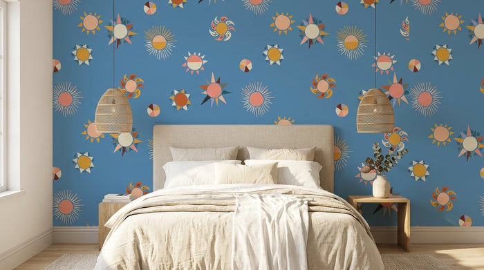 Folk Sunshine Wallpaper