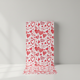 Pink love heart wallpaper – design detail