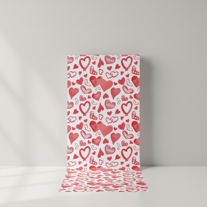 Pink love heart wallpaper – design detail