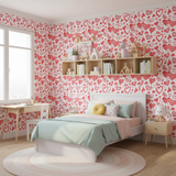 Pink love heart wallpaper – design detail