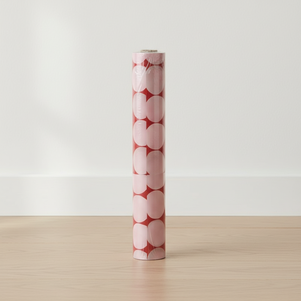 Retro polka dot wallpaper – design detail