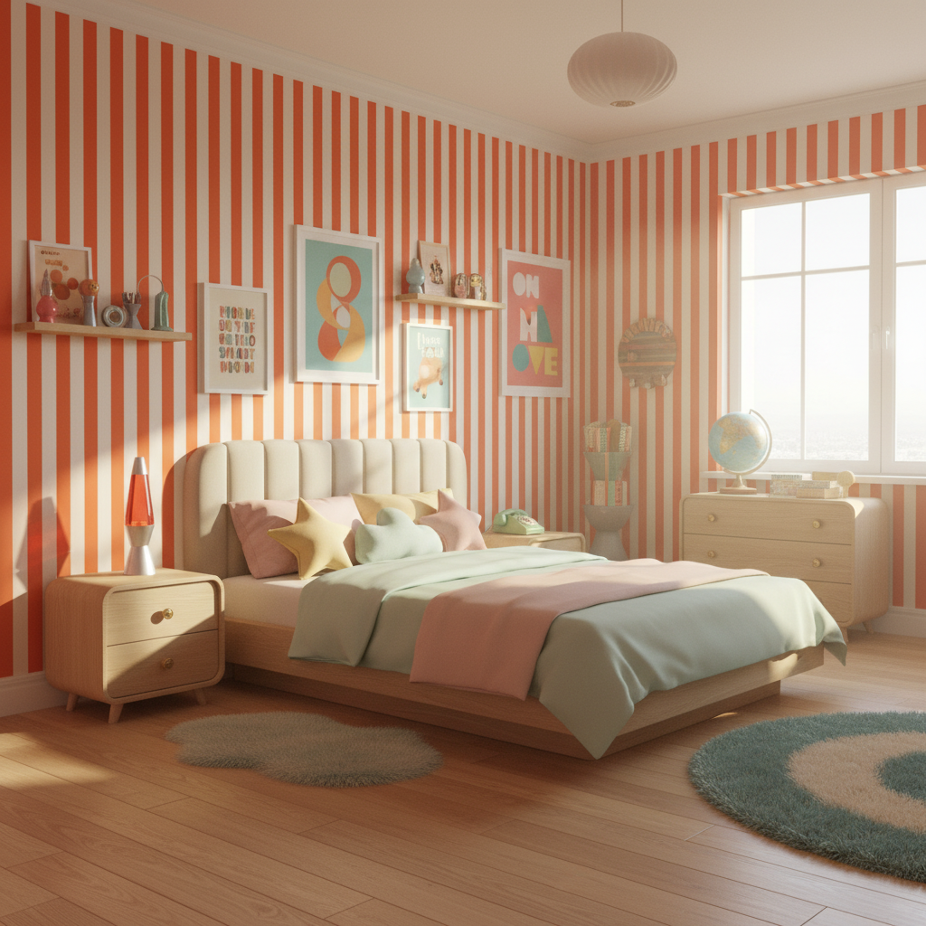 Red Stripe Wallpaper