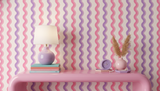 Pastel groovy wave wallpaper