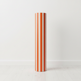 Red stripe wallpaper – design detail