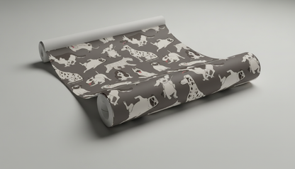 Modern Monochrome Dog Wallpaper