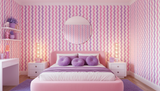 Pastel groovy wave wallpaper – design detail