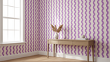 Purple groovy wallpaper