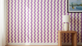 Purple groovy wallpaper – design detail