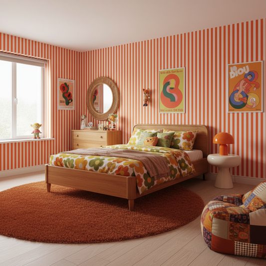 Red Stripe Wallpaper