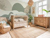 Muted Hills Dinosaur Nursery Mural Wallpaper