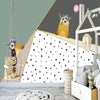 3D Geometric Girls Room Mural Wallpaper