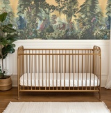 Yellow jungle paradise mural wallpaper – design detail