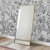 Monochrome Floral Mural Wallpaper
