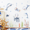 Ocean Animals Unisex Nursery Wall Decals