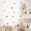 Boho Rainbow & Zoo Animals Nursery Wall Decals