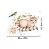 Boho woodland animals nursery wall stickers – design detail