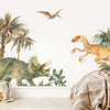 Triceratops Dinosaur Park Boys Room Wall Decals