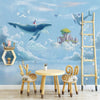 Mermaid Seaworld Cartoon Mural Wallpaper – Girls