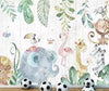 Cute Zoo Animals Mural Wallpaper – Kids & Nursery